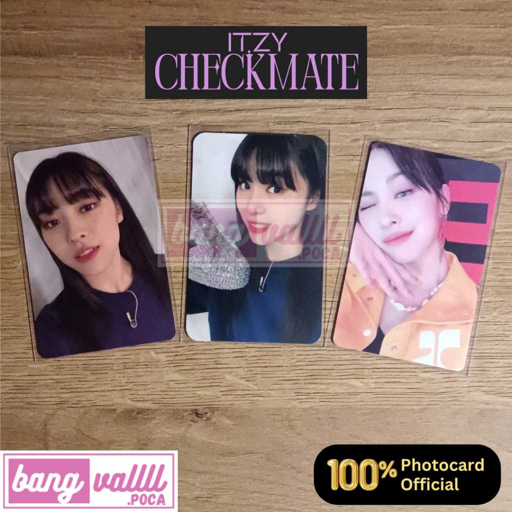PHOTOCARD PC ITZY CHECKMATE SOUNDWAVE KTOWN4U YEJI LIA RYUJIN CHAERYEONG YUNA OFFICIAL
