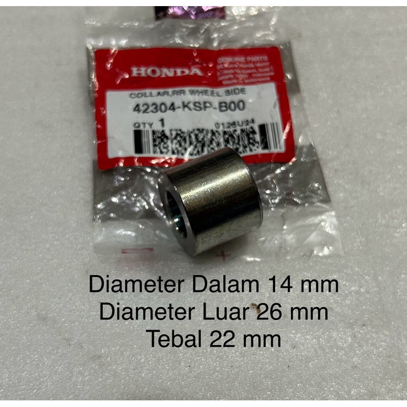 Collar Bosh Roda Belakang Kiri Nap Gear CBVerza MegaPro Mono Verza150 Ori AHM 42304KSPB00