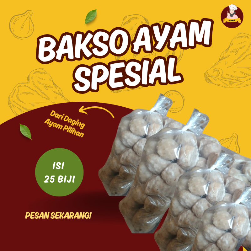 

NUNENK BAKSO AYAM POLOS UKURAN SEDANG