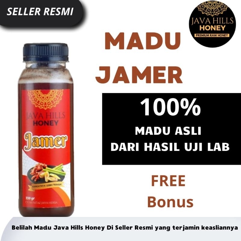 

Madu JAMER 320GR Java Hills Honey jahe merah