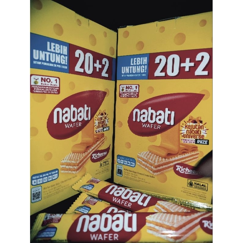 

NABATI WAFER 1PAK 20PC 6g/pcs