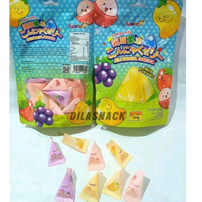 

luvmi konjac jelly 200gr 1pack jelly viral jeli kupas