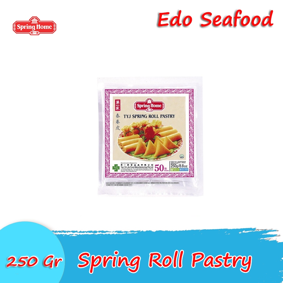 

Spring Home TYJ Spring Roll Pastry 50 Sheets 5" 250 Gr / Kulit Lumpia