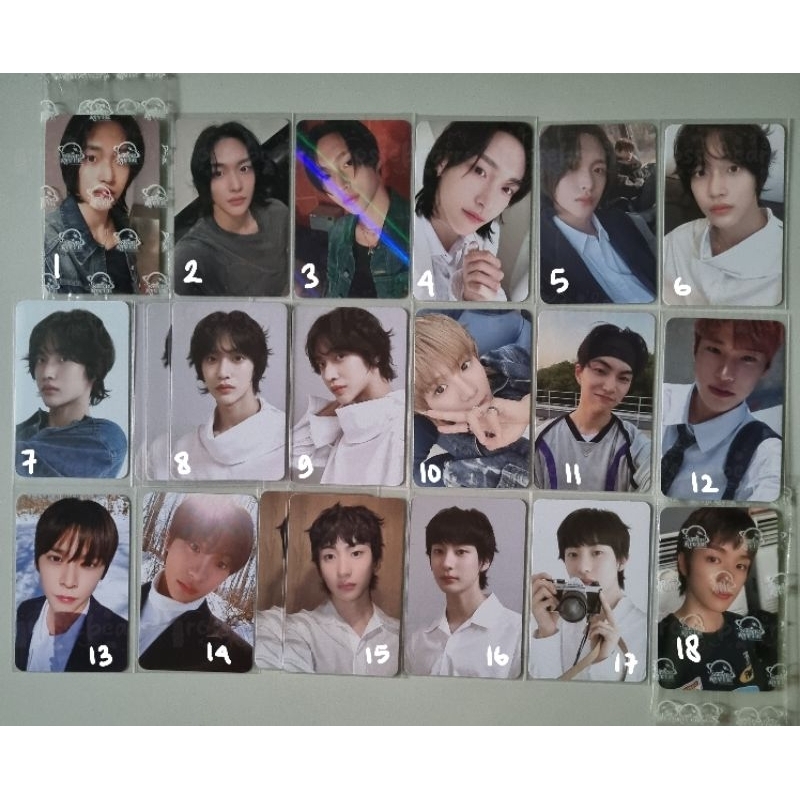 [OFFICIAL] Photocard / PC RIIZE Sungchan Fansign STARRIVER 1.0 | Wonbin Makestar RIIZING SR 5.0 Sohe