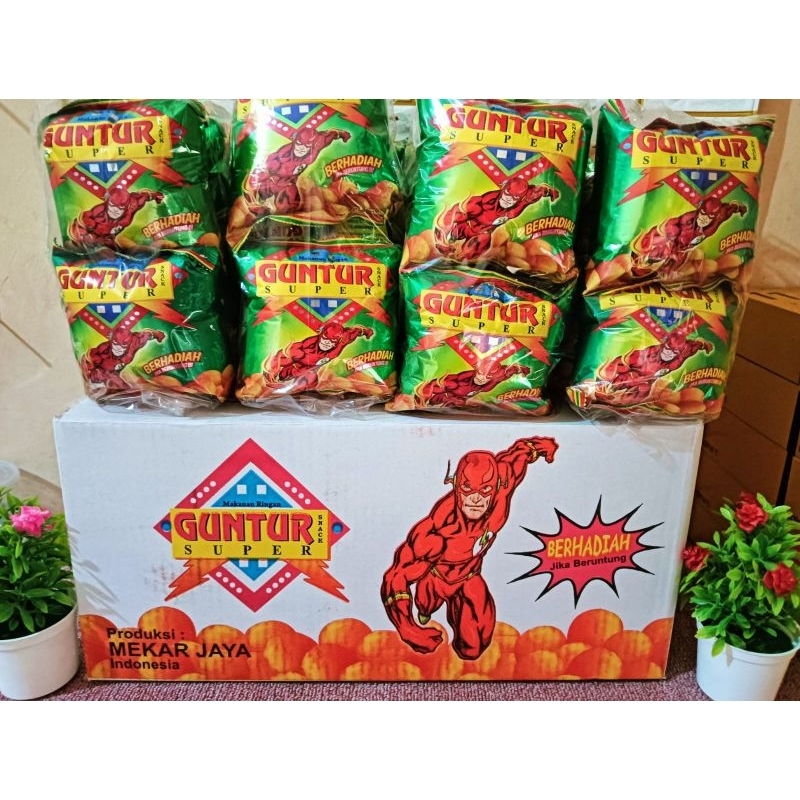 

Snack Chiky Guntur Super Hero Berhadiah isi 10 Pcs