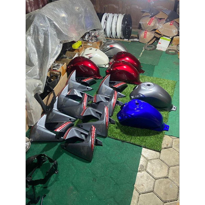 Tangki new magapro mono original copotan motor belum tambalan