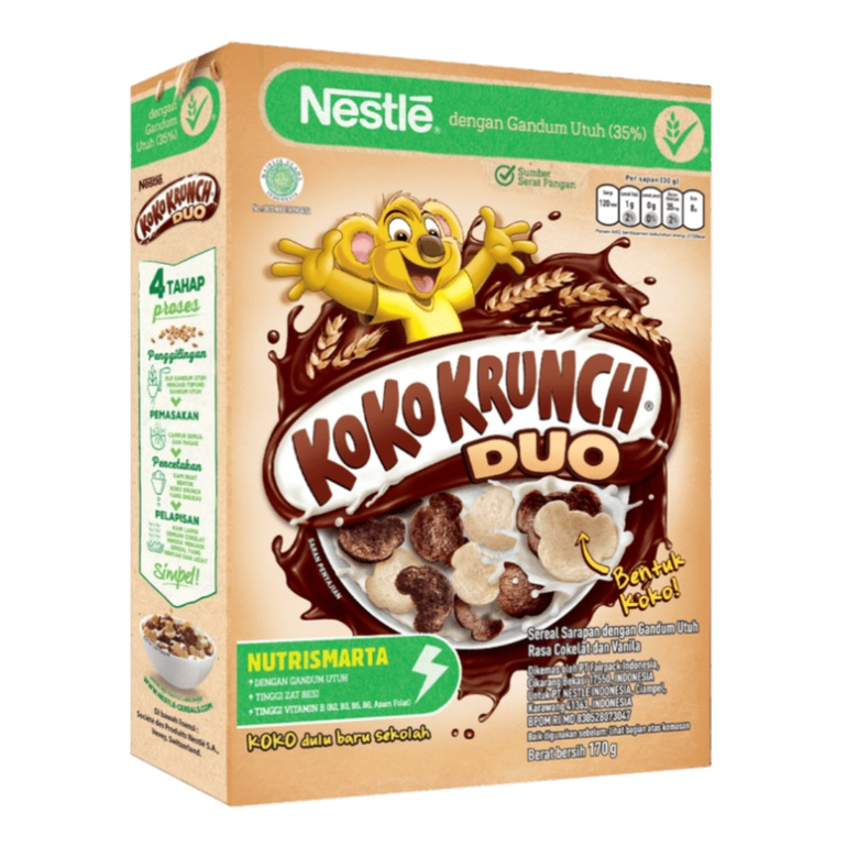 

Nestle KOKO KRUNCH Duo Dan KOKO KRUNCH Chocolatey 170g