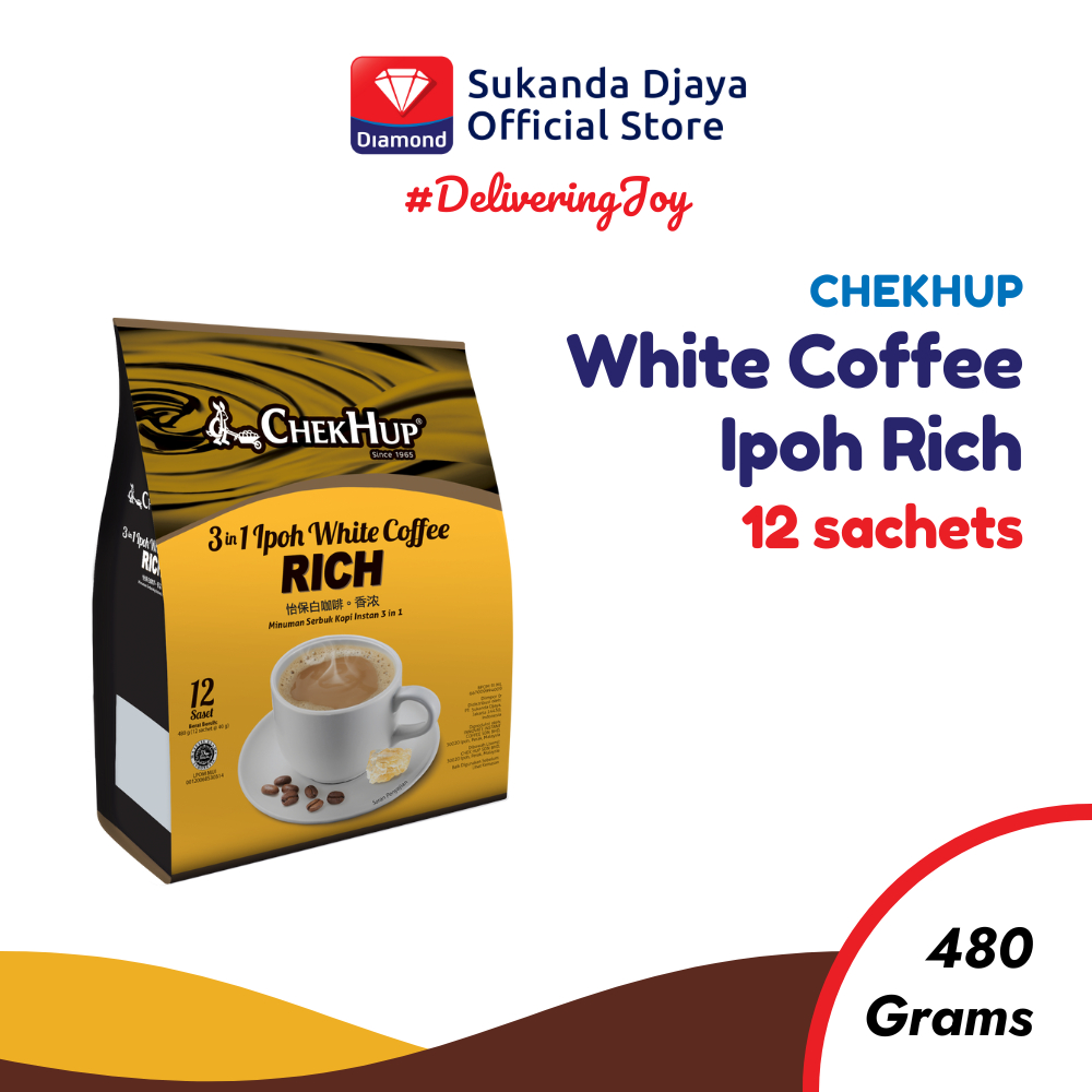 

Chekhup White Coffee Ipoh Rich - 12 Pcs@40 Gr