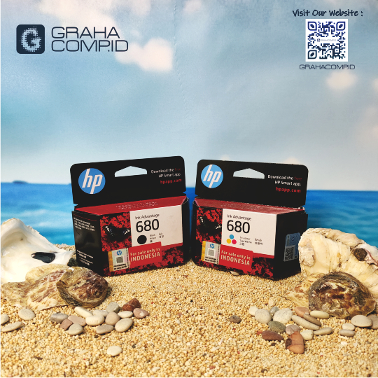 HP Tinta Ink Cartridge 680 Black | HP Tinta 680 Tri-Color