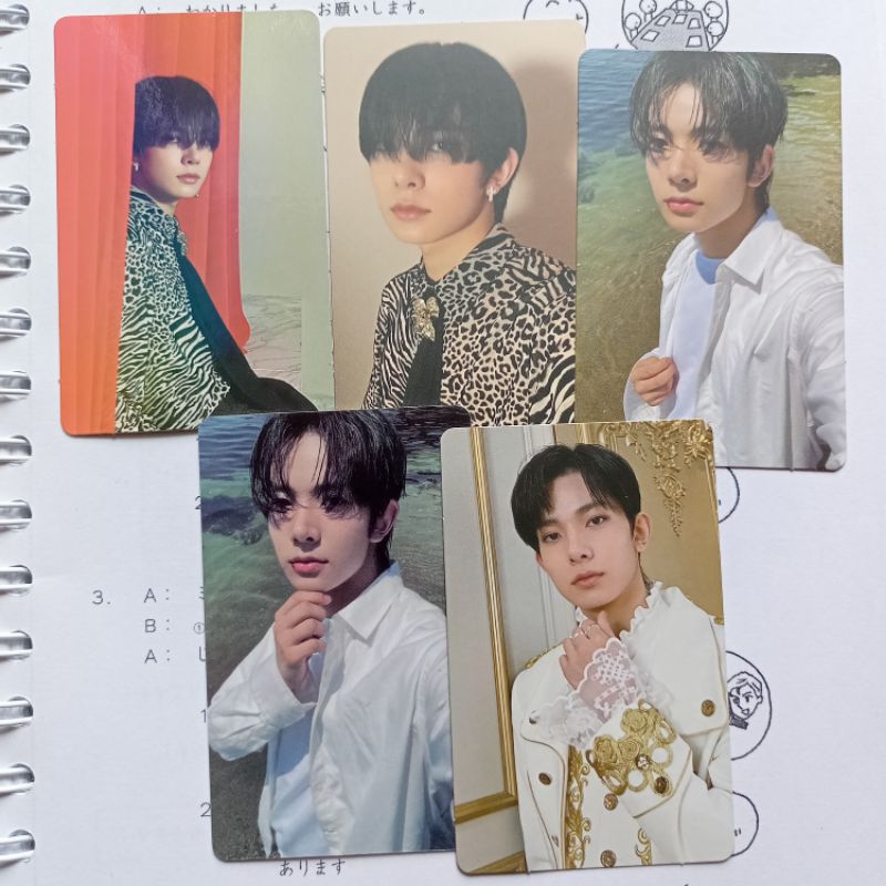 [ready] pc heeseung scylla tuspi hee hoodie holo senkou batik sc showcase reg merah reguler kaos ums