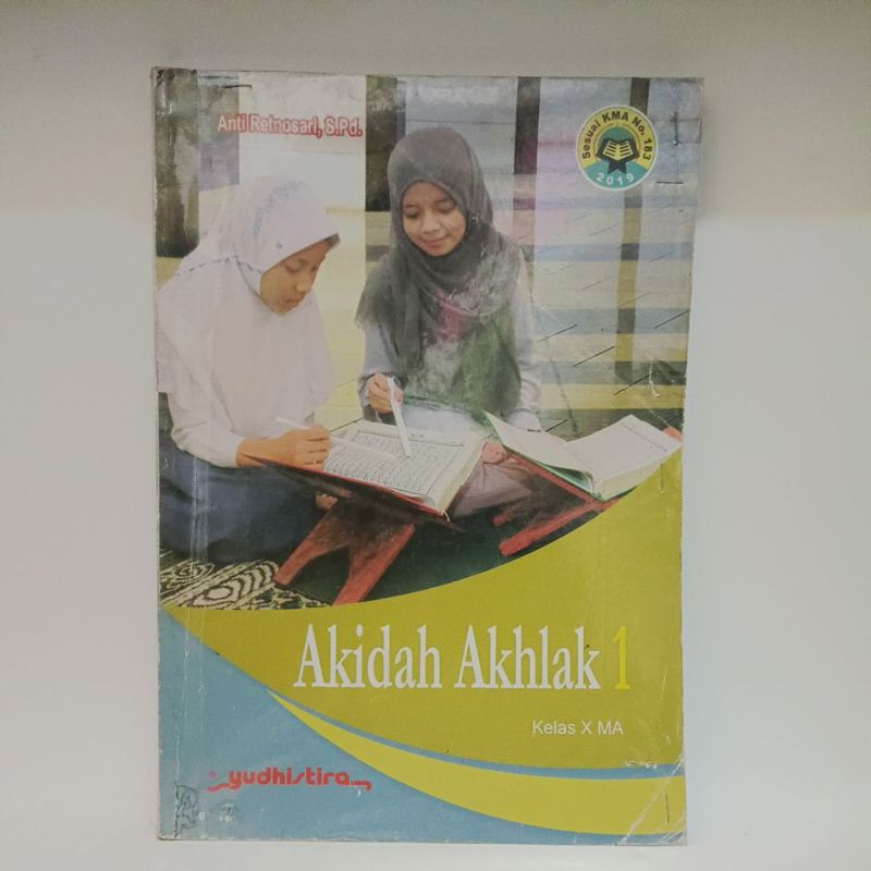 AKIDAH AKHLAK 1 MA KELAS 10.