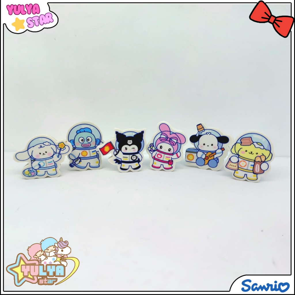 

Penghapus Bentuk SANRIO Versi Astronauts / Penhapus motif sanrio luar angkasa