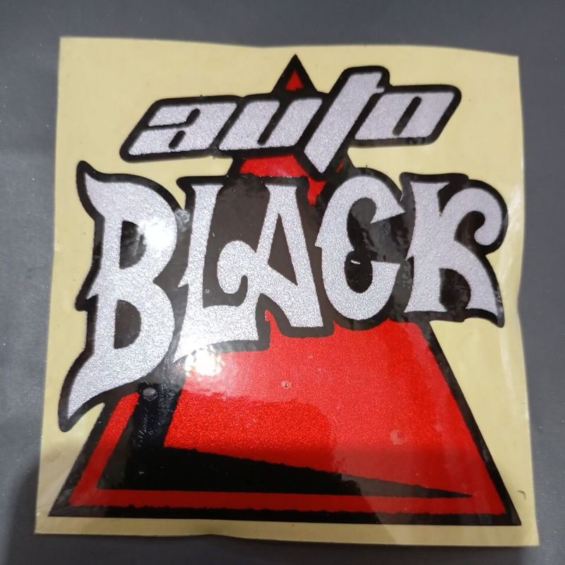 

stiker gambar auto black segitiga