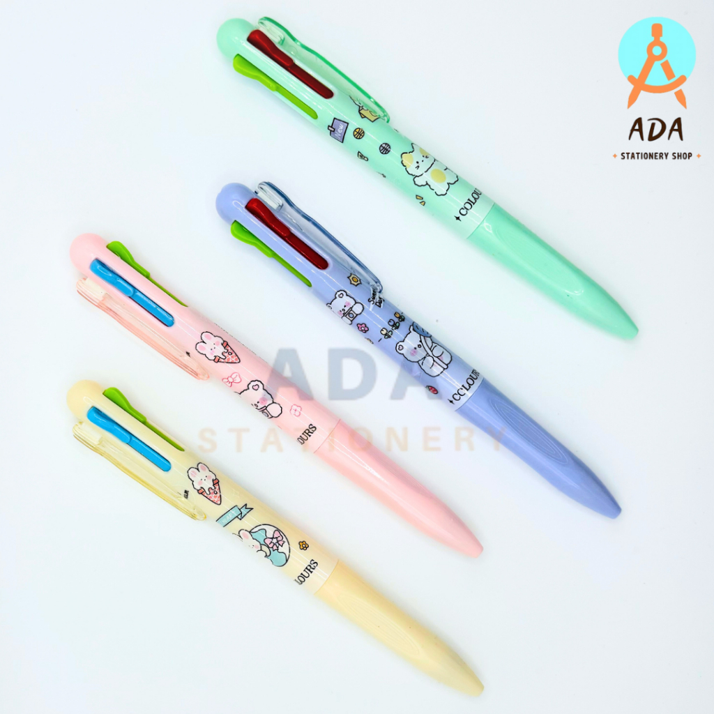

(1 pc ) pulpen 4 warna vanco / vc 6201 / bolpen cetek 4warna