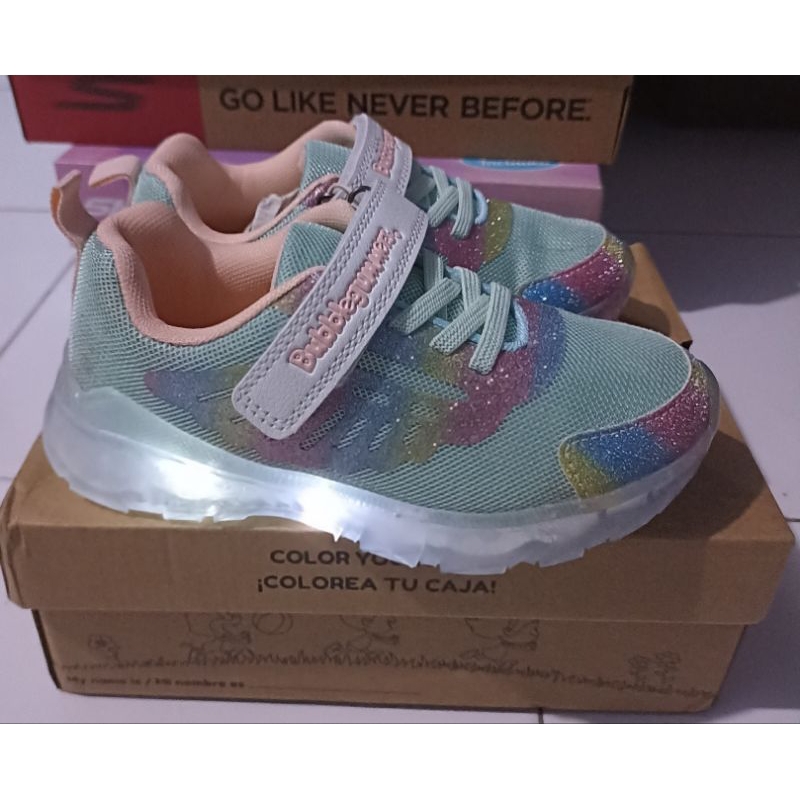 SEPATU ANAK LED NYALA, MARVEL-BATA COWOK CEWEK,kapten amerika/Frozen/Kupu-kupu  size 27-35