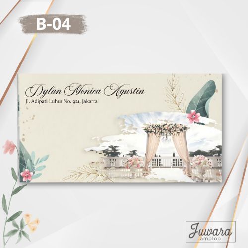 

Amplop kondangan atau Amplop Sumbangan Nikah Juwara seri B (Besar) isi 50 lembar dengan harga termurah kode B-04