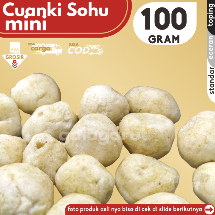 

Cuanki SOHU MINI 100gr Pelengkap Baso Aci Seblak by GG (Bisa COD/Grosir/Kargo)