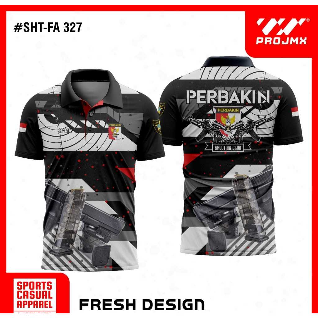 PROJMX - KAOS JERSEY MILITER PERBAKIN (BISA CUSTOM)