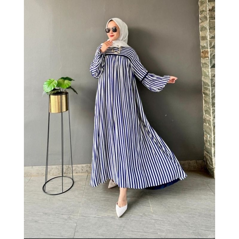 Gamis salur rayon  jumbo
