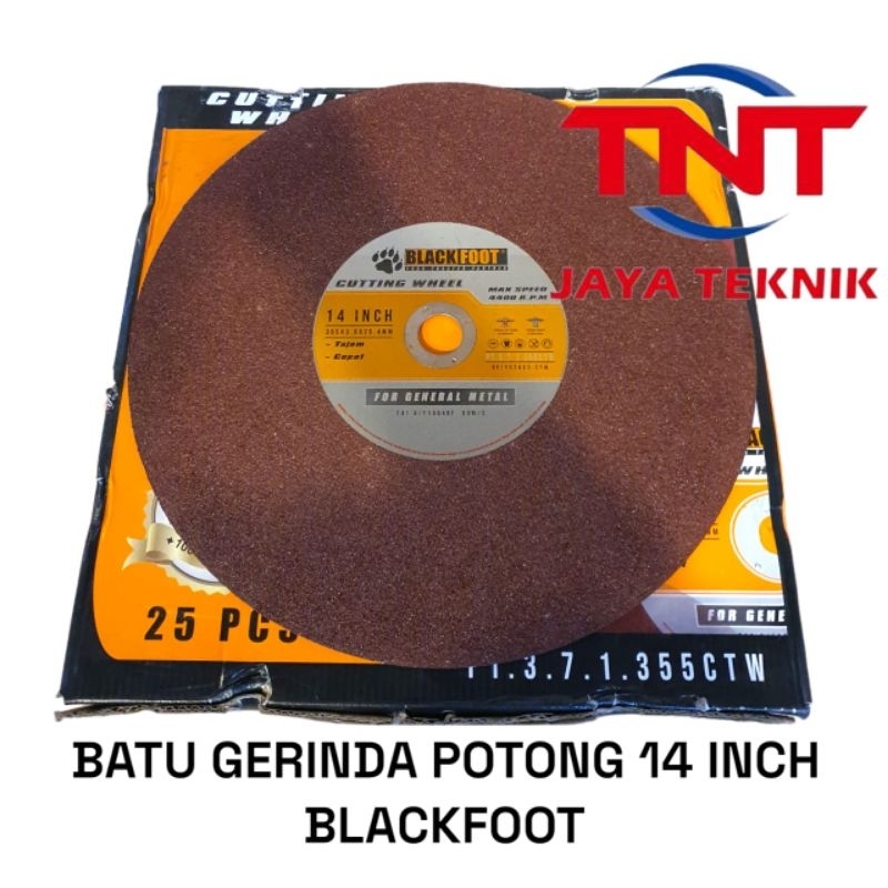 BLACKFOOT BATU GERINDA POTONG BESI 14 INCH / MATA GERINDA GURINDA POTONG BESI 14" BLACKFOOT