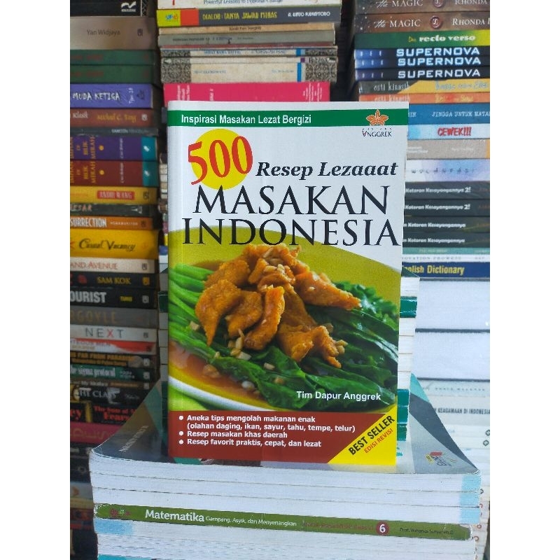 Buku Original : 500 Resep Lezat Masakan Indonesia