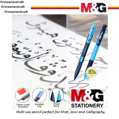 M&G mechanical pencil 1.8mm lead for exam/calligraphy