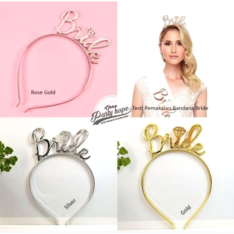 Bando mahkota ulang tahun/bando mahkota bridal/bando mahkota bride