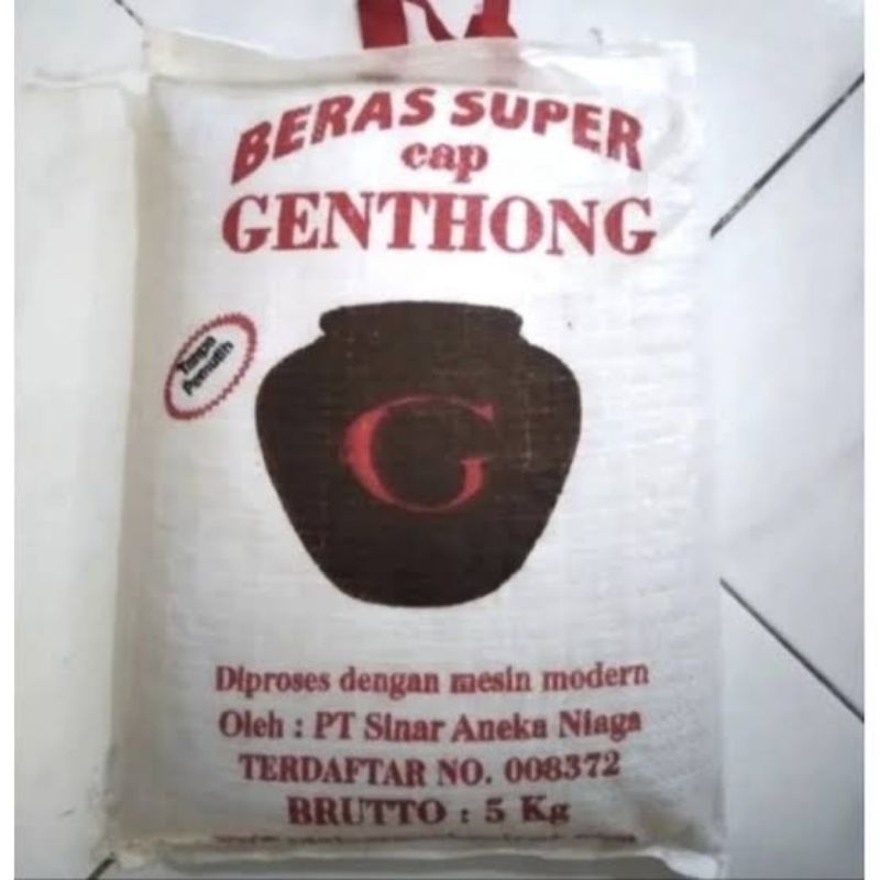 

Beras Cap Gentong 5 Kg