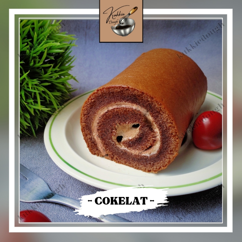 

Swiss Roll Bolu Gulung Coklat kukkiedough