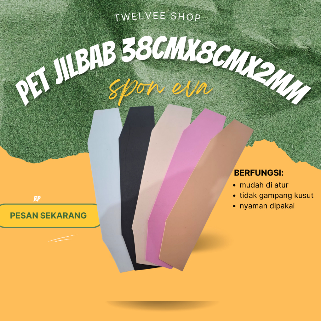 Pet Jilbab hijab spon/ciput mika/iner mika/ spon pengantin