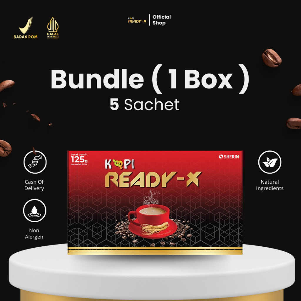 

Kopi Ready X | Paket 1 Box | 5 Sachet