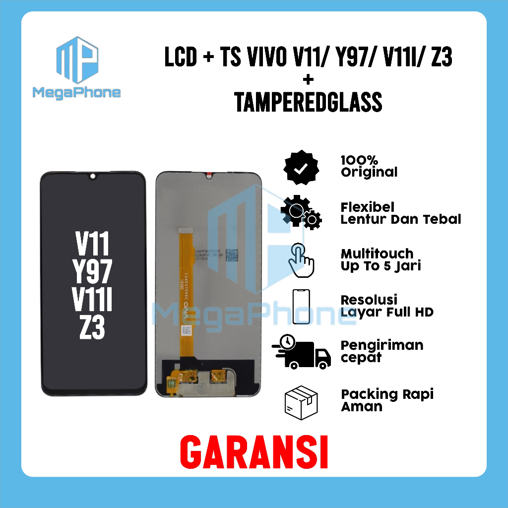 LCD + TS VIVO V11/ Y97/ V11I/ Z3 ORI FULLSET GARANSI
