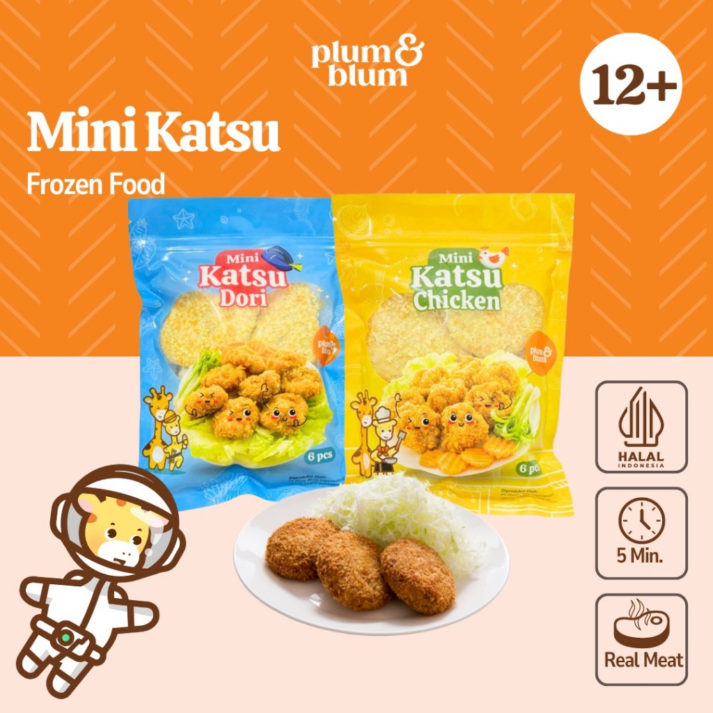 

Plum & Blum Mini Chicken Katsu Dori Katsu No MSG - 5 pcs