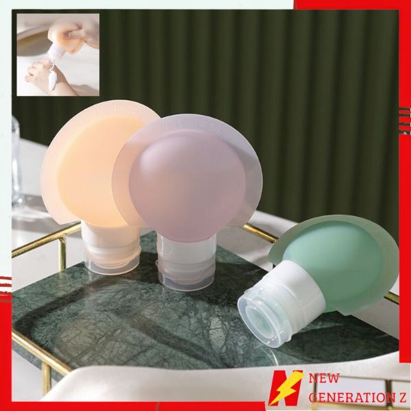 NGZ Refil Botol Sabun Shampoo Mandi / Botol Sabun Lotion Travel Traveling Soft Silikon / Botol  Make