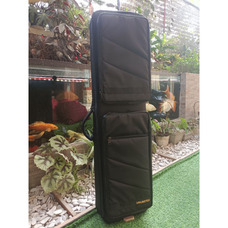 Tas alat musik sape, alat musik tradisional Dayak ukuran 120x20x10