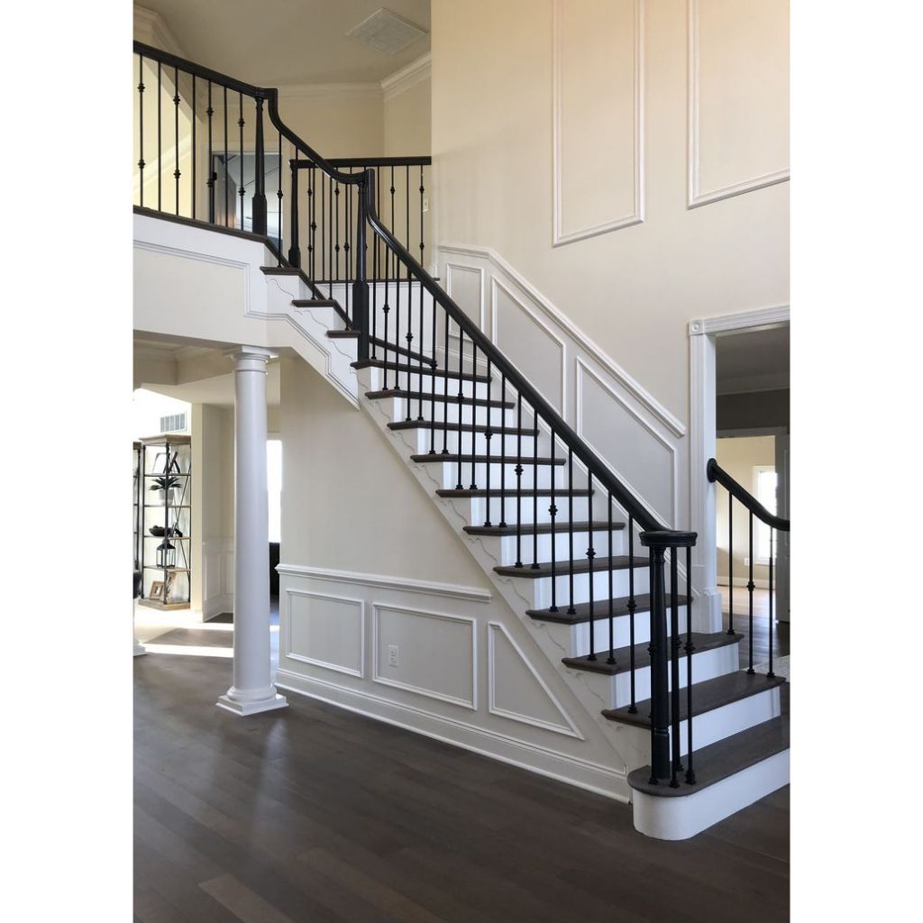 railing tangga minimalis reling tangga besi minimalis