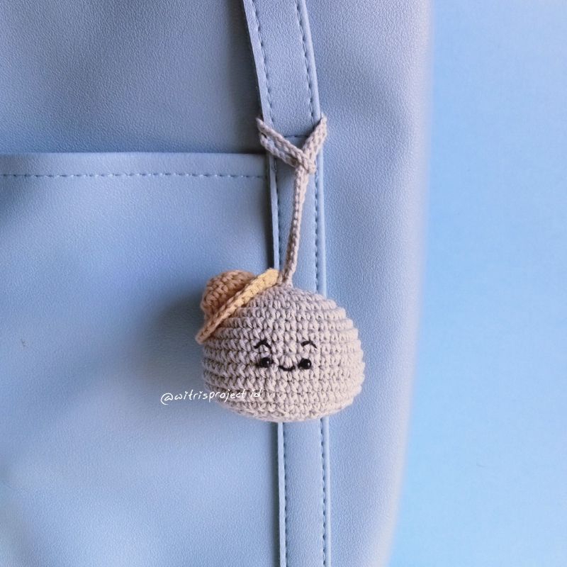 WITRI'S PROJECT Gantungan Tas Amigurumi Doljjong Pet Rock Jeonghan