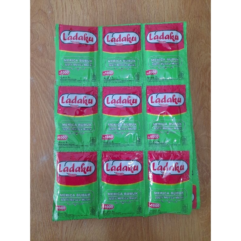 

ladaku merica bubuk 1 renceng isi 12pcs 3 gram