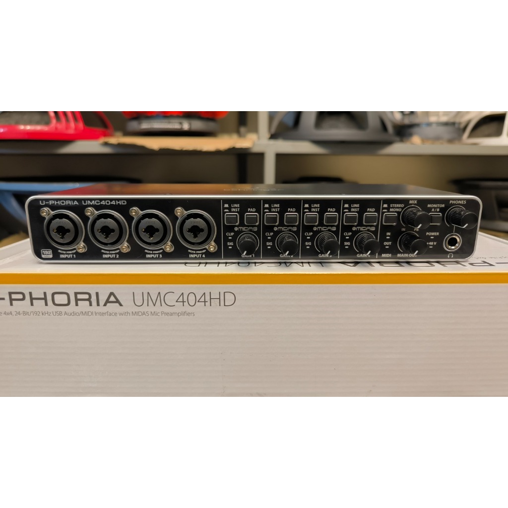 Behringer UMC404HD Soundcard Audio Interface UMC 404HD / UMC404 HD