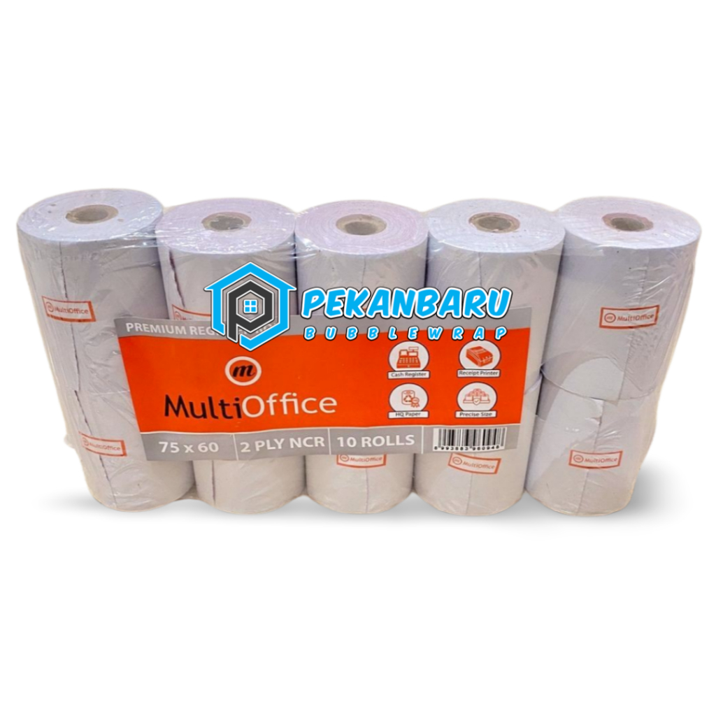 

Tellstruk Multioffice Kertas Struk Kasir NCR 75 x 60 mm 2 ply