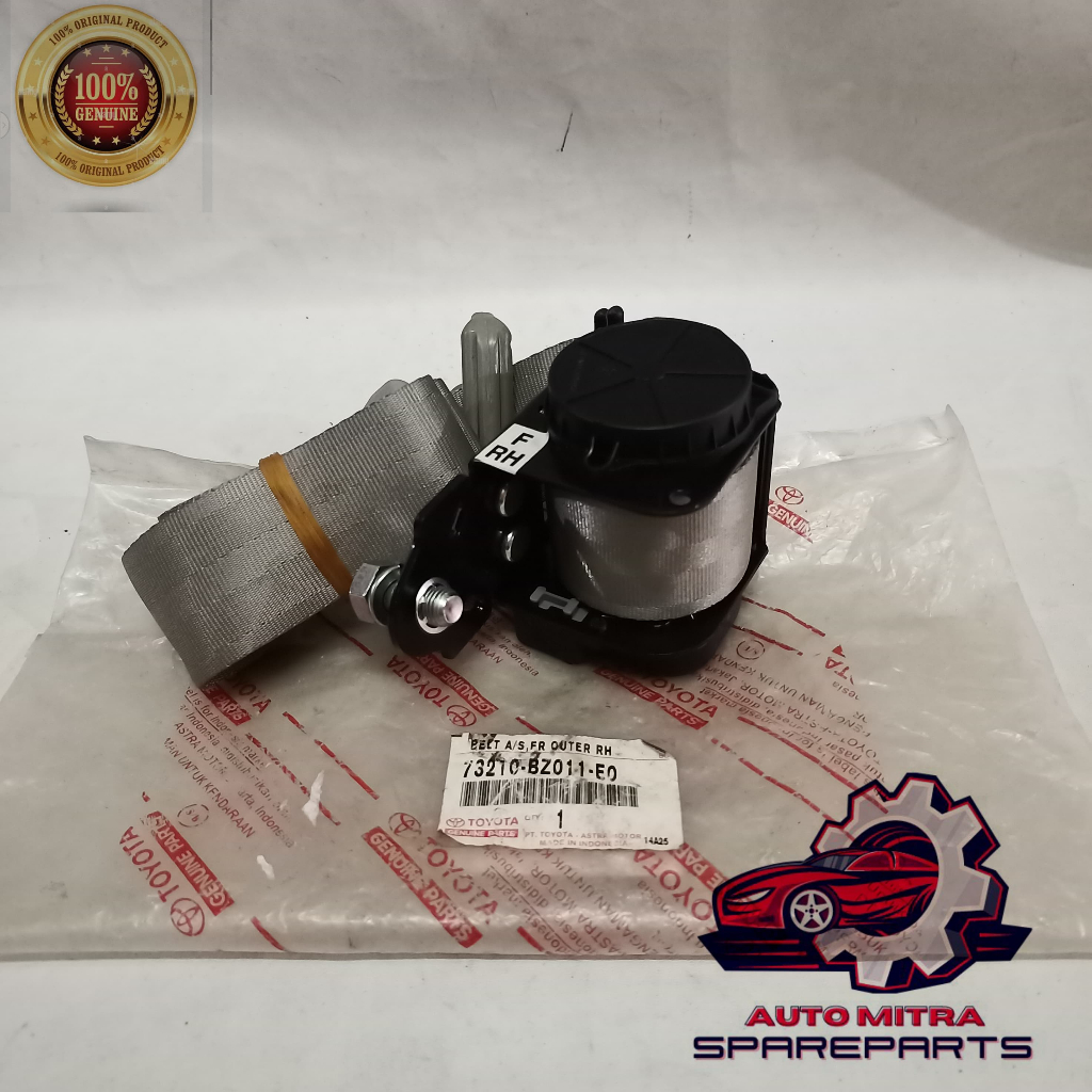 seat belt safety belt depan kanan sopir toyota avanza xenia 2006-2008 Original 73210-BZ011-E0