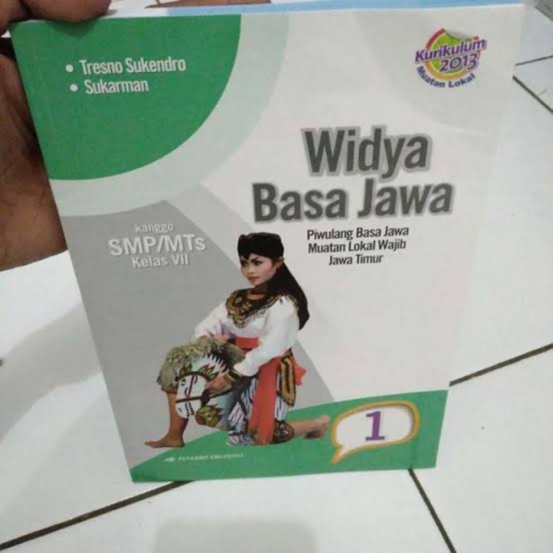 [JUAL BUKU BARU Erlangga] Widya Bahasa Jawa kelas 7 K13
