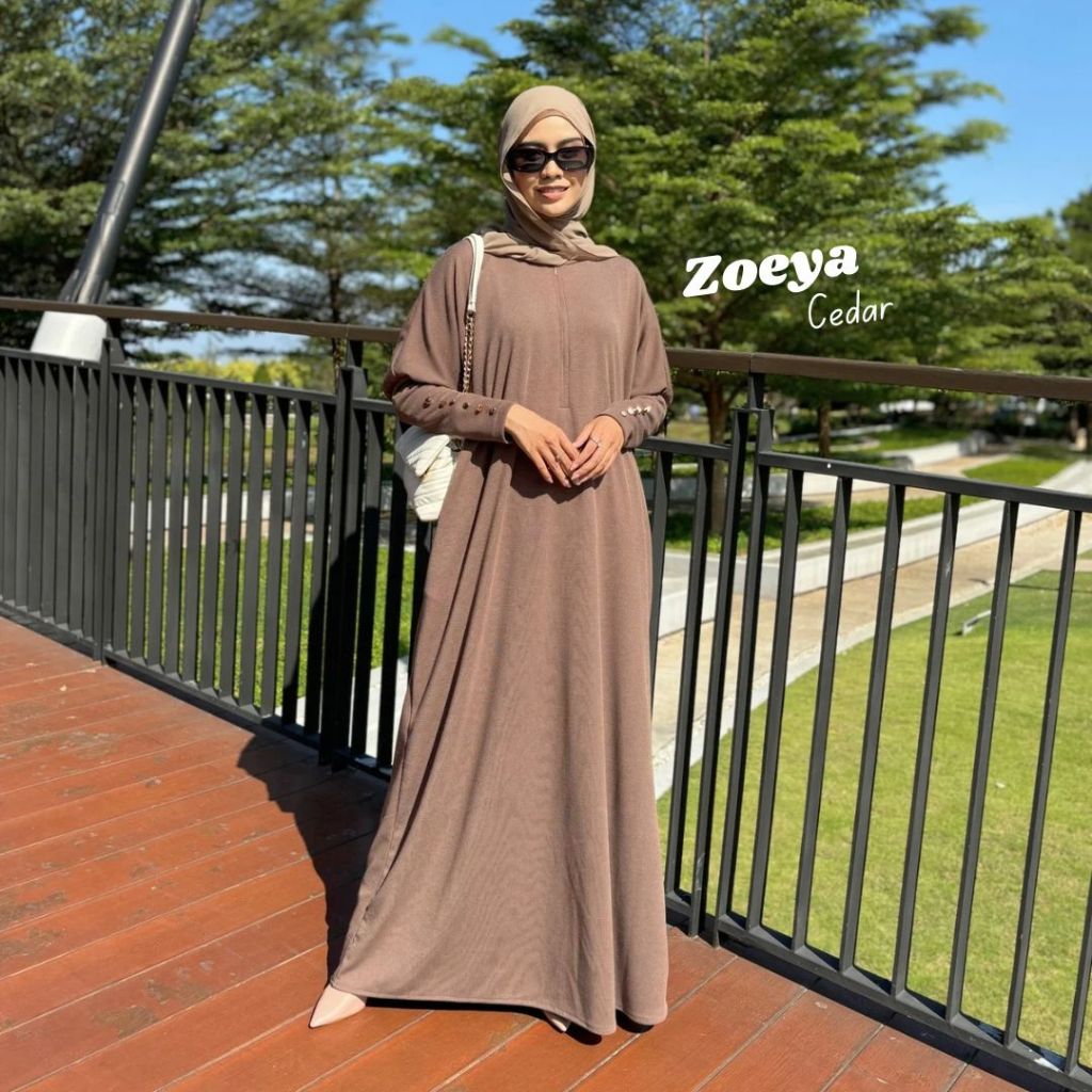 Zoeya Abaya Casual By Megawarni