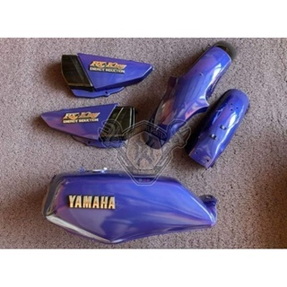 Cover Body Set Tangki Yamaha Rx King Biru Polos
