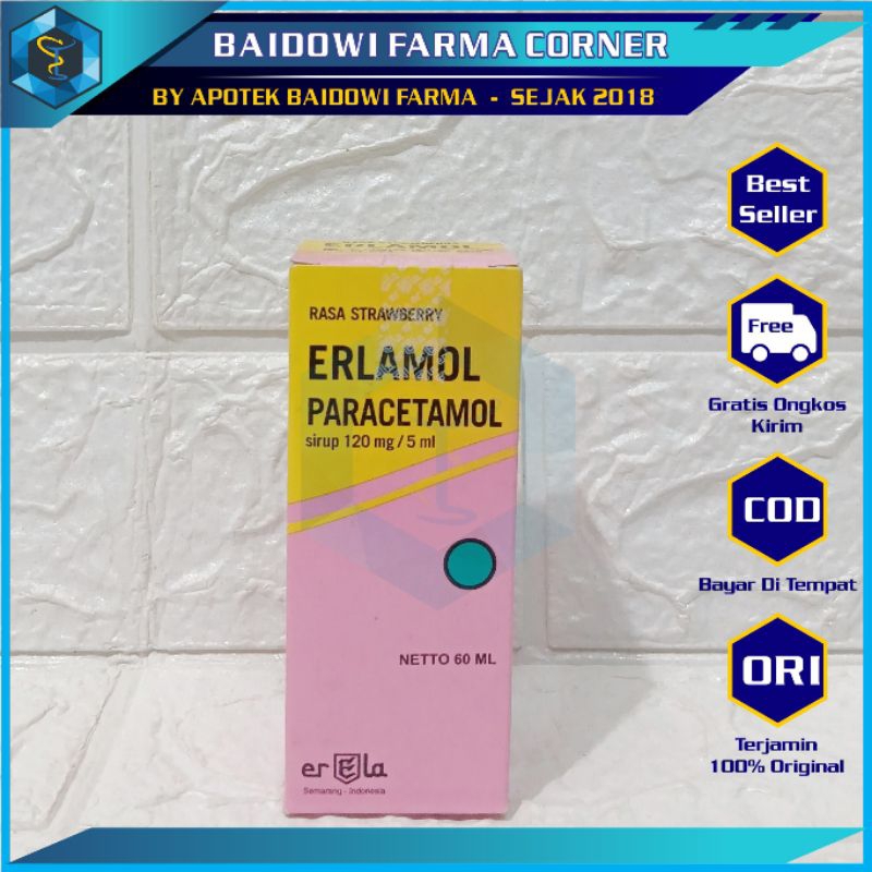 ERLAMOL PARACETAMOL SIRUP 60ML