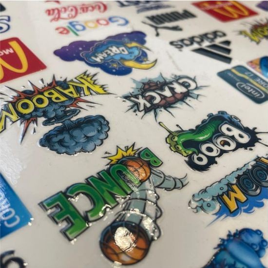 TIRTA ANUGRAH - Stiker DTF UV - Sticker Tatto UV DTF - DTF UV Print - UV