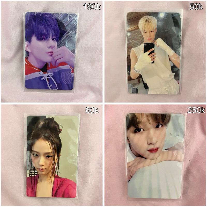Photo Card (PC) Jeno Pemilu, Jeno Tinju, Jisoo Flower, Haechan Regulate