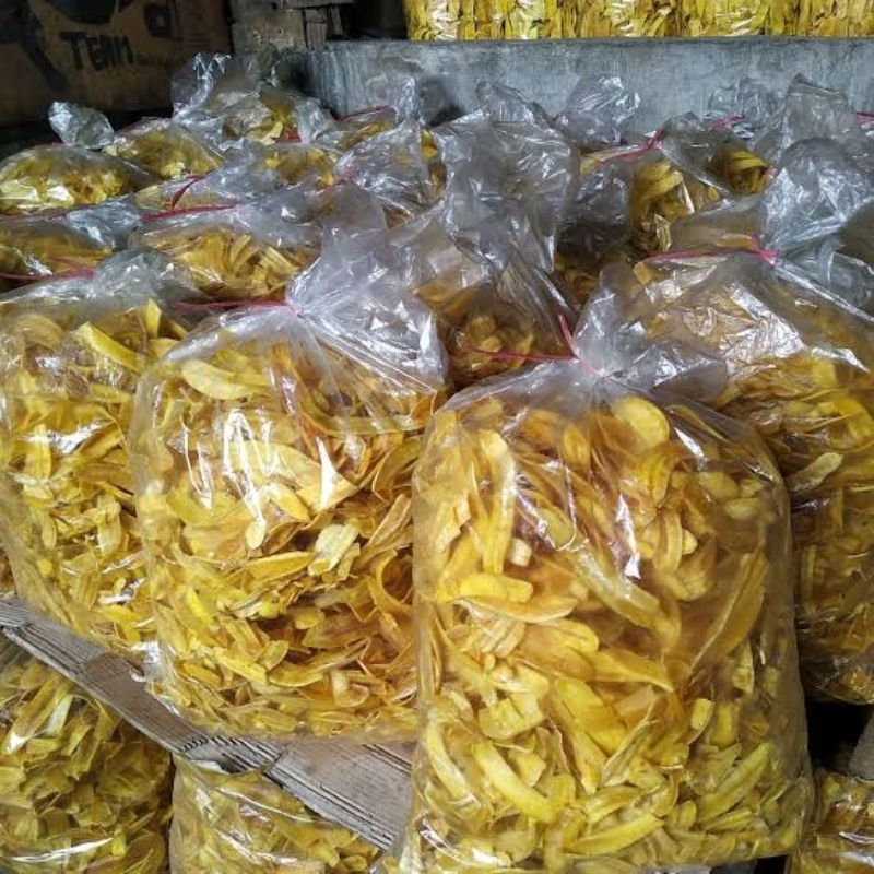 

KERIPIK BU IMUT KERIPIK PISANG RASA ORIGINAL 1 BALL 1KG