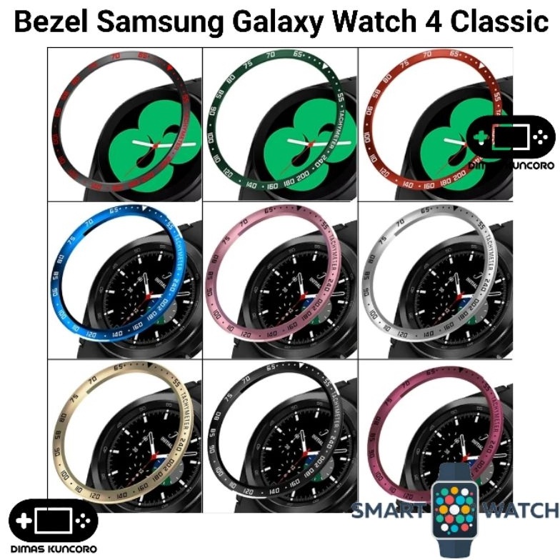 Bezel Samsung Galaxy Watch 4 Classic ring metal watch4 42mm 46mm cover case r D7B7