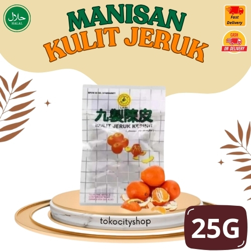 

Manisan Kulit Jeruk Kering 25grm